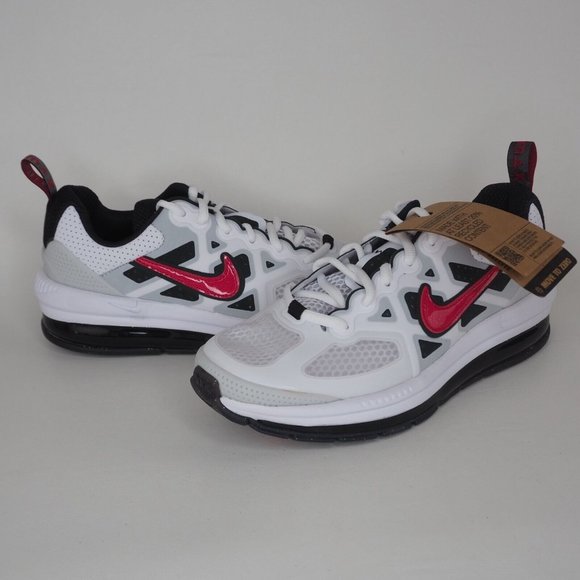 Nike Air Max Genome Se1 GS Boys Shoes Running White Black - Picture 6 of 11